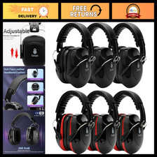6 Pack Noise Reduction Ear Protection Muffs, SNR 34dB Hearing Protection Headpho