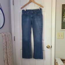 Carhartt Traditional Fit Boot Leg Jeans Women's 6x30 Blue Denim Workwear Classic