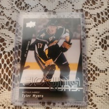 2009-10 Upper Deck Young Guns Tyler Myers Rookie Card RC #214. rookie card picture