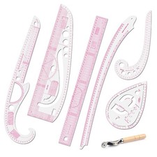 Premium Sewing Ruler Set with 7 Different Styles for Superior Pattern Making