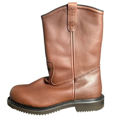 Red Wing New Pecos Work Boots Steel Toe 4441 Mens 9.5 D Insulated Brown Leather