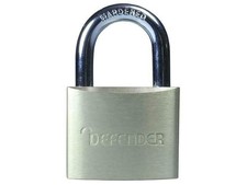Image of Defender Brass Padlock Twinpack 40Mm DEFBP4T