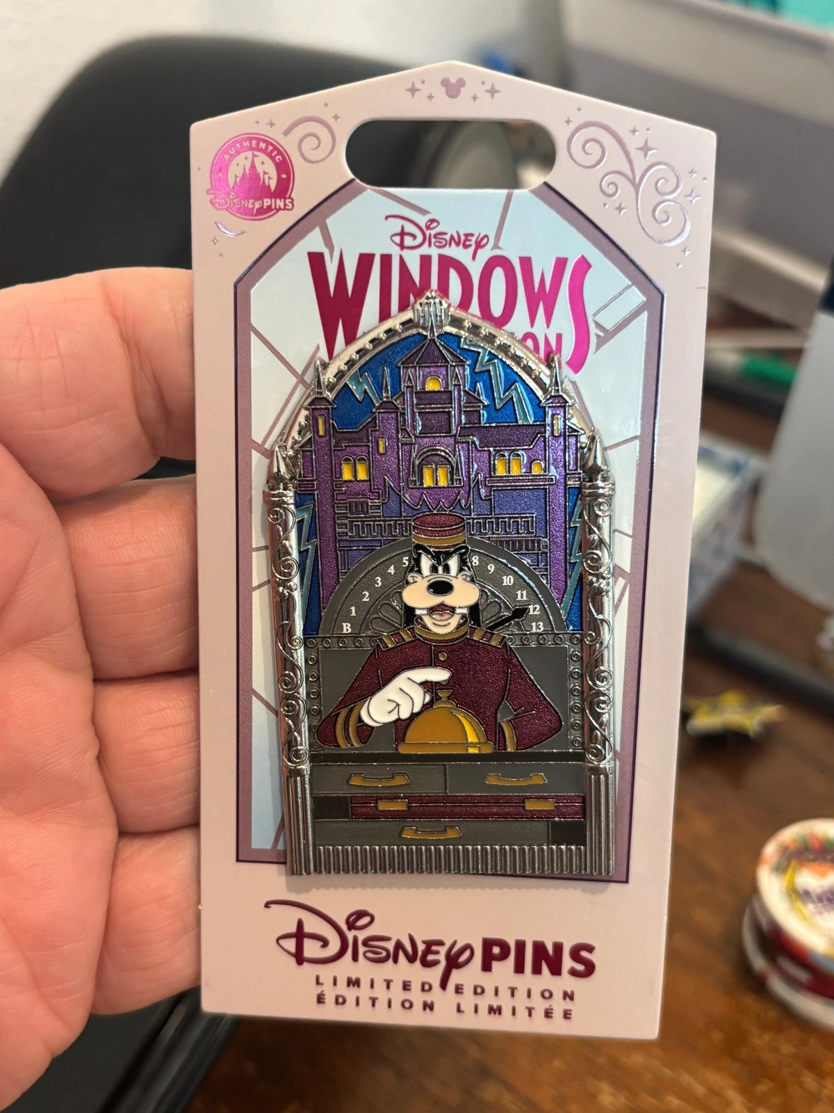 Disney Windows of Attraction Pin - Tower of Terror
