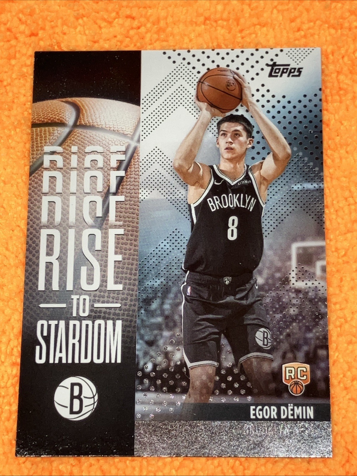 Egor Demin RC 2025-26 Topps #RTS-8 RISE TO STARDOM - Brooklyn Nets
