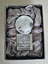 Official Manchester Utd Executive Boxed Holographic Ball  Wigan - Paperweight
