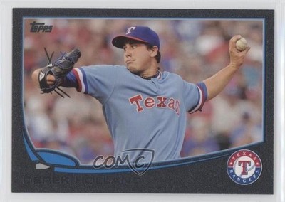 2013 Topps Black 30/62 Derek Holland #591 5c9