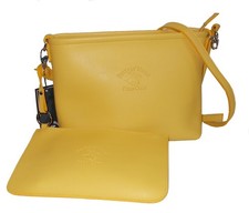 Borsa Donna Polo Club Giallo con Tracolla e Tasca Rimovibile Beverly Hills Polo