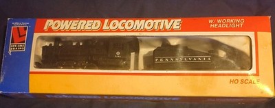 LIFE-LIKE HO 8344 PENNSYLVANIA 2584 POWERED LOCOMOTIVE TENDER TRACK ROCKET NEW