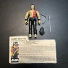 Gi Joe 3.75 Action Figure Quick Kick 1985 Complete W/ Filecard L6