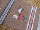 Turkish Oushak(Tree Of lfe) Bird Multicolored Handmade Bohemian Rug 2x8 Ft — photo 8