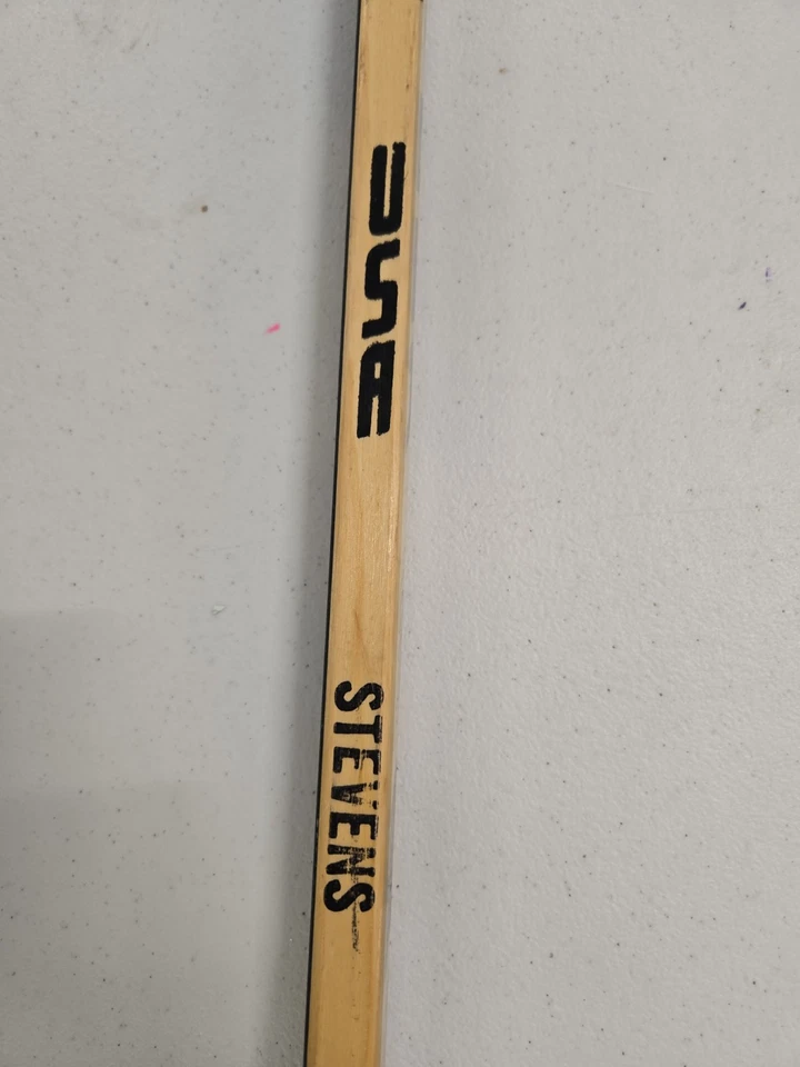 Kevin Stevens Signed Game Used Christian Hockey Stick Penguins - Image 3 of 4