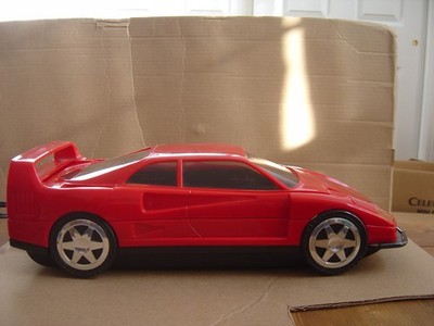 ■VHSテープ　フェラーリ512BB ■ VINTAGE RED FERRARI VHS TAPE REWINDER VIDEO CASSETTE - For Parts