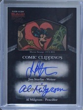 2023 Fleer Ultra Midnight Sons 3/5 Al Milgrom Jim Starlin #CCDA-10 Auto bq7