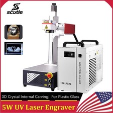 355nm 5W UV Laser Marking Machine 3D Engraving Inside Crystal Electric Z axis