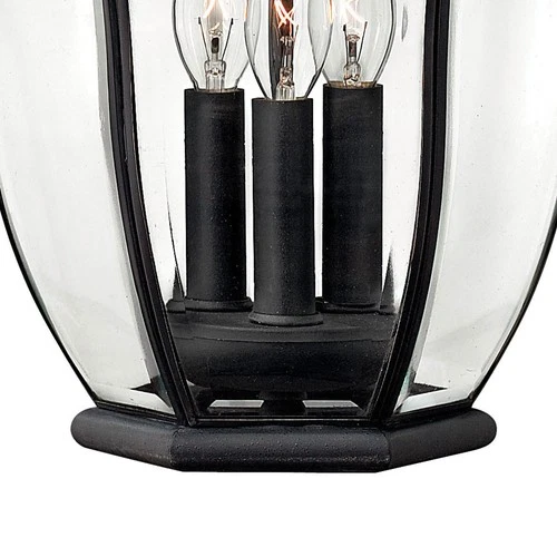 Hinkley Lighting H2442 3 Light Outdoor Lantern Pendant - Black - Picture 3 of 7