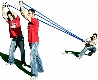 TiMi Tree Water Balloon Launcher 3-Person Giant Slingshot Outdoor Toy