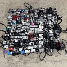 Lot of 155 Digital Cameras Canon, Sony, Kodak, Nikon, Olympus Parts only READ #2