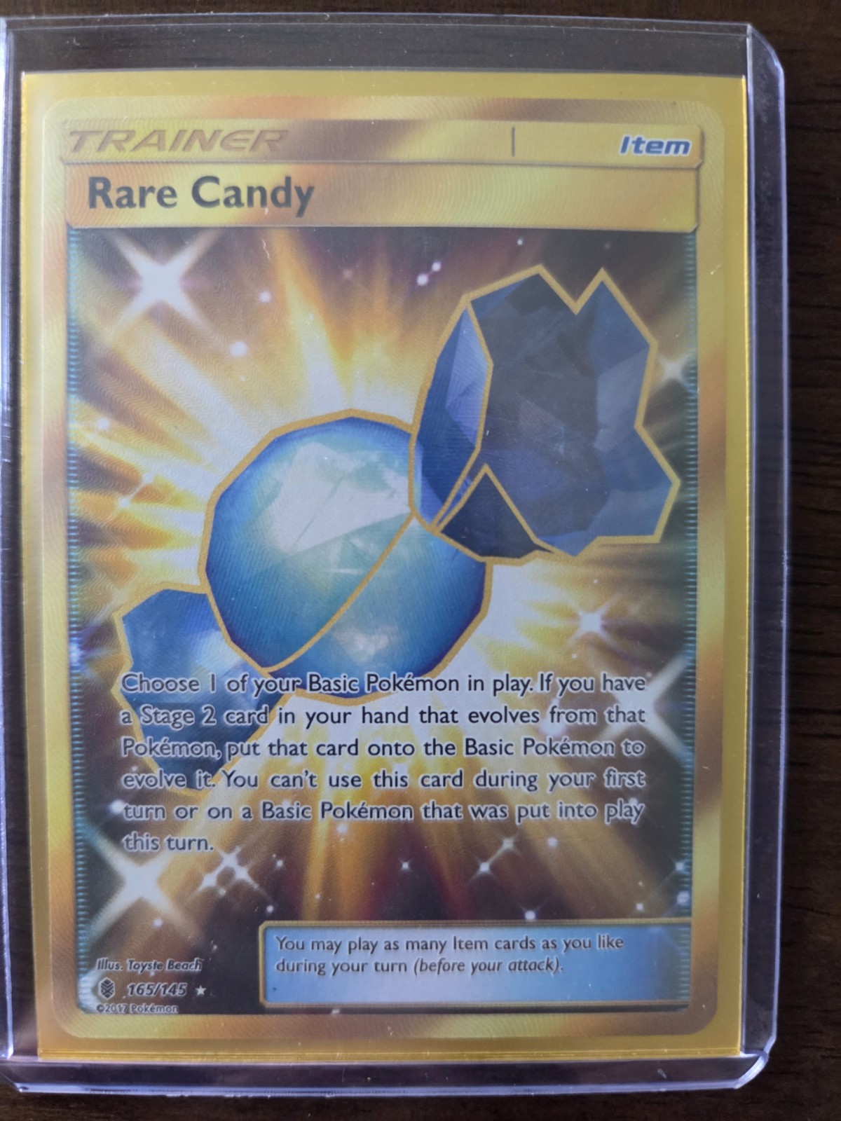 Pokemon Card Rare Candy 165/145 Guardians Rising Secret Rare