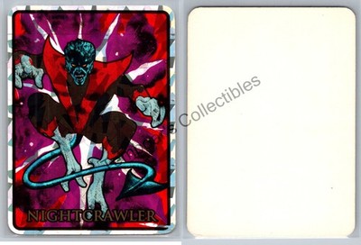 1992 Marvel Masterpieces   Pizza Hut Prism Vending Stickers  Nightcrawler #NNO