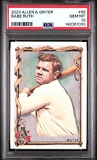Babe Ruth 2023 Allen & Ginter #85 - PSA 10 - GEM MINT - The Great Bambino