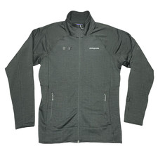 Patagonia R1 Sweater Mens Large Full Zip Regulator Black Fleece Polartec PICS 