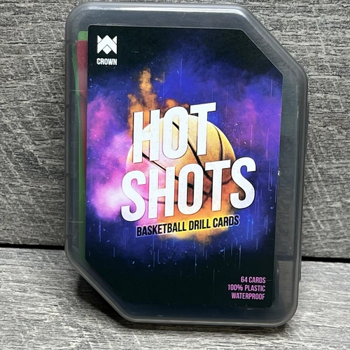 Hot Shots Basketball Drill Cards Deck for All-Around Training Skill Development