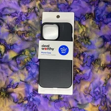Deal-Worthy Black Phone Case for iPhone 15 Pro Max Wireless Charging  *READ*