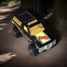 1983 Hot Wheels Chevy Blazer 4x4 1:64 Diecast Truck Black Orange Yellow