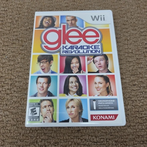 Karaoke Revolution: Glee (Nintendo Wii) Complete w/ Manual - No microphone incl.