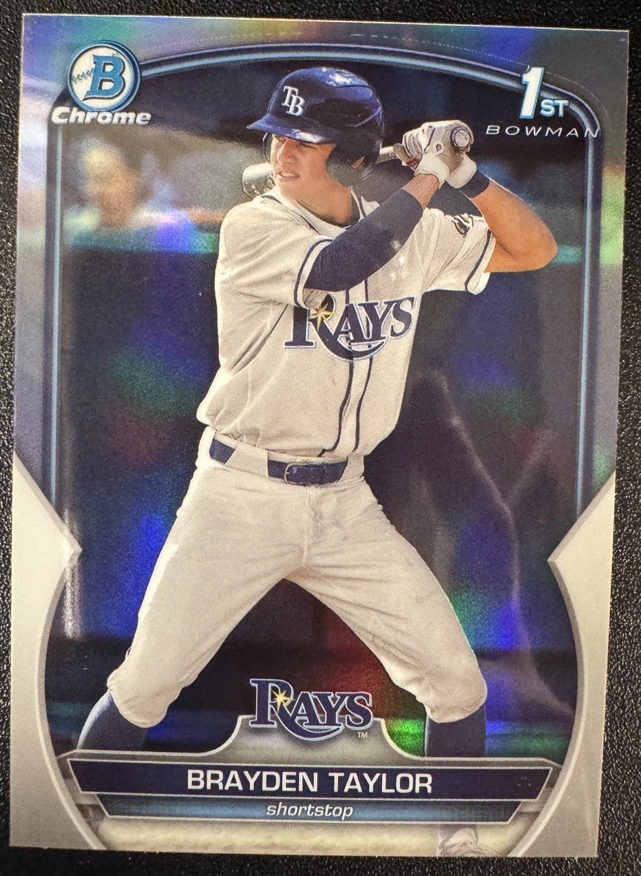 2023 Bowman Draft - Chrome Brayden Taylor #BDC-60 Refractor (RC)