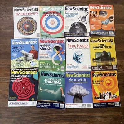 Lot Of 12 New Scientist Magazines Lot/Bundle . All From 2006/07