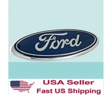 Premium Ford Blue 3.5" Inch Oval Logo Rear Trunk/Tailgate Badge 1999-16 3M Tape