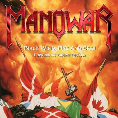 Manowar Black Wind, Fire and Steel: The Atlantic Albums 1987-1992 (CD) Box Set
