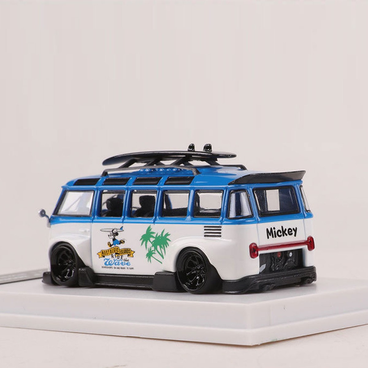 1:64 Blue VW T1 Bus RWB Widebody Custom Alloy Diecast Model - Rare