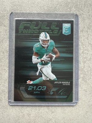 Jaylen Waddle Miami Dolphins Elite Full Throttle NFL American Football 2024