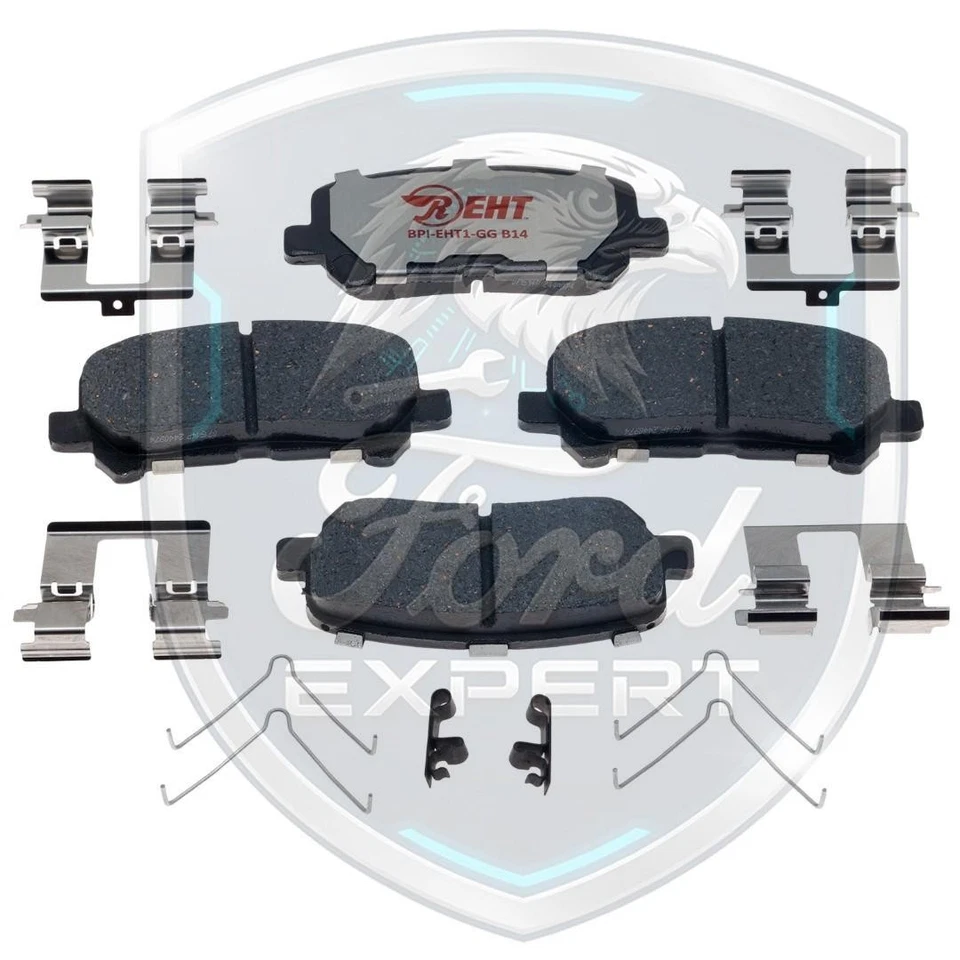 Kit de pastillas de freno cerámicas traseras premium OE para Honda 2009-2017 garantía de por vida Foto 3 de 4