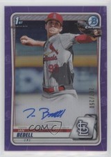 2020 Bowman Draft Chrome Picks Purple Refractor /250 Ian Bedell #CDA-IB Auto i4v