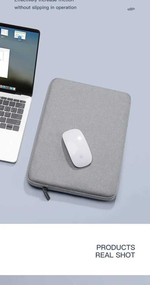 Laptop Case Sleeve Bag For 13 14 15.6" Macbook Lenovo Microsoft HP DELL Cover - Image 3 of 4