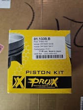Pro-X - 01.1339.B - Piston Kit (B), Standard Bore 77.98mm, 13.5:1 Compression