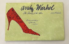 Andy Warhol Taming of The Shoe 2009 Wall Calendar w/Stickers Unused 18x12