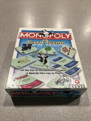 Monopoly the Card Game - Complete - Good Condition!  Money Is Unused!