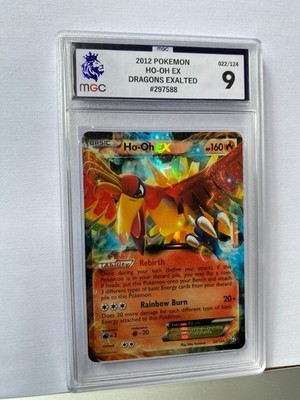 PSA MGC 2012 HOLO POKEMON HO-OH EX DRAGONS EXALTED GRADE 9 022/124
