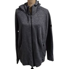 Nike Jordan Gray Full-Zip Hoodie Women's Size XL