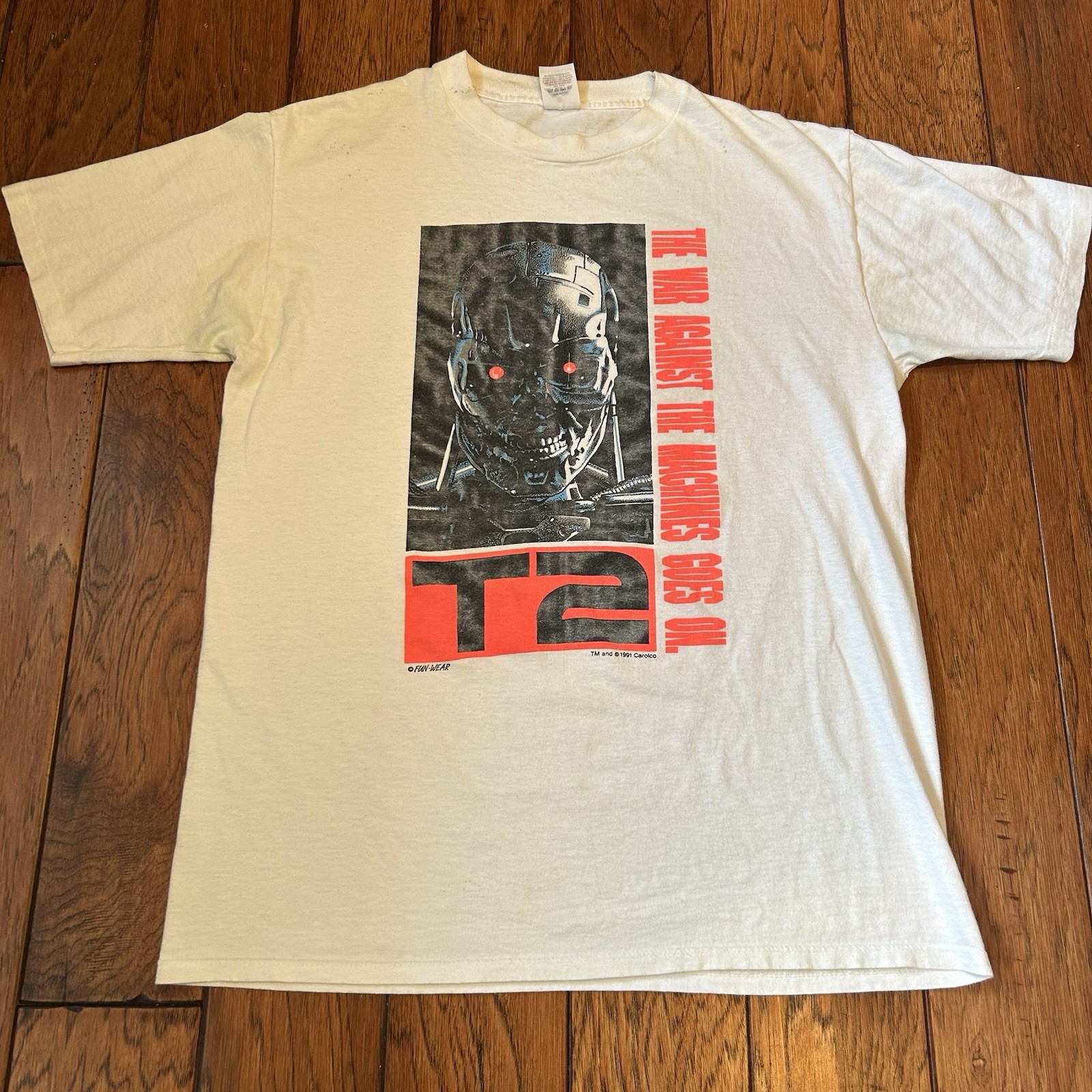 Vintage 1991 Terminator 2 Judgement Day Movie Promo Shirt
