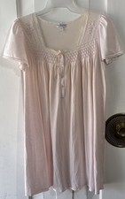 Miss Elaine gown pink white lace Medium short sleeves