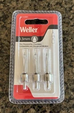 Weller Conical Soldering Tip 0.3 mm Metallic Easy Change for WLIBA4 3-Pack New