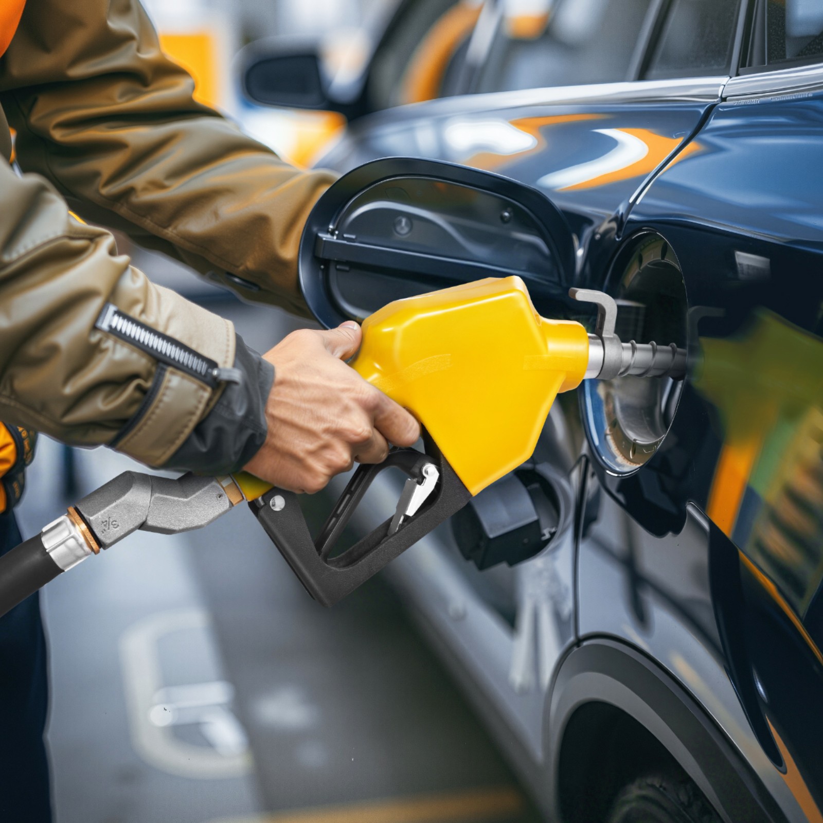 VEVOR 3/4 in NPT Automatic Fuel Nozzle 0.78 in Spout Auto Shut Off Gas Nozzle