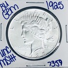 1925 BU UNCIRCULATED SILVER PEACE DOLLAR AUTHENTIC U.S. MINT FREE SHIPPING 7359 — photo 1