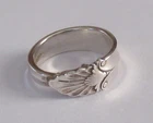 Sterling Silver Spoon Ring - International / Empress - size 8 - 1932