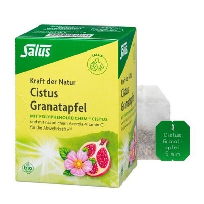 CISTUS GRANATAPFEL Tee Kraft der Natur Salus Fbtl. 15 St PZN 7583950